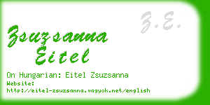 zsuzsanna eitel business card